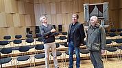 Akustik-Messung im Haus der Kirchenmusik; Foto: Bernhard Löhlein